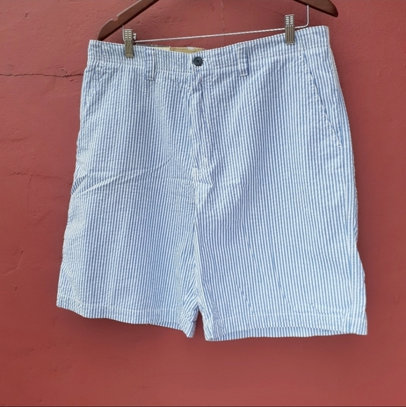 Izod Other - IZOD Saltwater Seersucker Stripe Shorts Men's 34W 9.5 inseam Beach Traveling